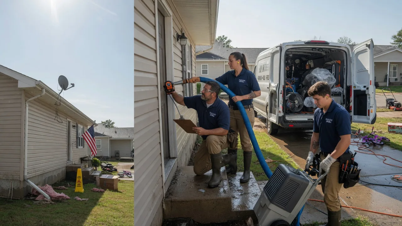 Ceiling Water Damage Restoration in Camargo, IL near me